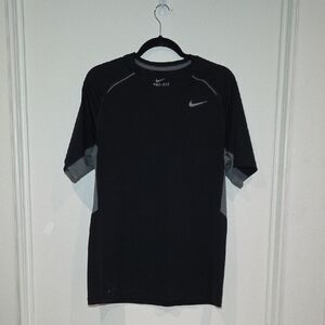 Nike Black Performance Tee Shirt Small Dri-FIT